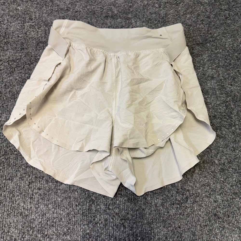 Lululemon Shorts Womens Size 0 Tan Find Your Pace High Rise Running Athletic